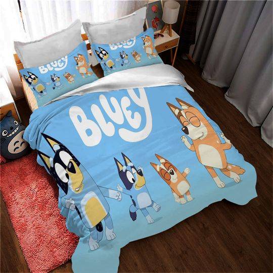 BlueyDad Duvet Covers Bedding Set Gift For Your Girlfriend Boyfriend Gift For Love Gift For Friend Best Valentine Present Holiday Gift