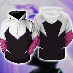 Spider Gwen Stacy 3D Hoodie, Halloween Costume 3D Hoodie