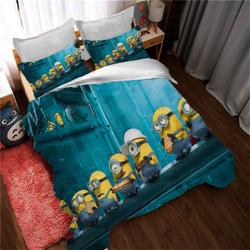 Minions Duvet Covers Bedding Set Gift For Your Girlfriend Boyfriend Gift For Love Gift For Friend Best Valentine Present Holiday Gift