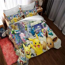 poket mons Cartoon Duvet Covers Bedding Set Gift For Your Girlfriend Boyfriend Gift For Love Gift For Friend Best Valentine Present Holiday Gift