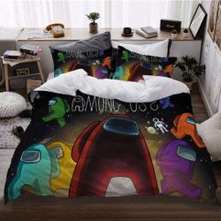 Among Us Duvet Covers Bedding Set Gift For Your Girlfriend Boyfriend Gift For Love Gift For Friend Best Valentine Present Holiday Gift