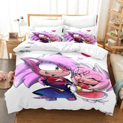 The Hedgehog Amy Rose Duvet Covers Bedding Set Gift For Your Girlfriend Boyfriend Gift For Love Gift For Friend Best Valentine Present Holiday Gift