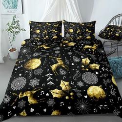Merry Christmas Santa Claus  Duvet Covers Bedding Set Gift For Your Girlfriend Boyfriend Gift For Love Gift For Friend Best Valentine Present Holiday Gift