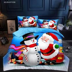 Christmas Bedding Set Snowflakes Christmas TreeGift For Your Girlfriend Boyfriend Gift For Love Gift For Friend Best Valentine Present Holiday Gift