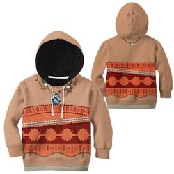 Moana Princess Halloween Costumes Hoodie, Moana Movie Cosplay 3D Hoodie