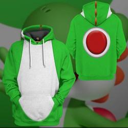 Mario Yoshi Full Over Print 3D Hoodie, Mario 3D Hoodie