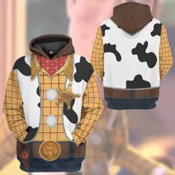 Woody Toy Story Full Over Print 3D Shirt, Rootin' Tootin' Doll Costume 3D Hoodie