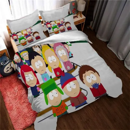 South Park Duvet Covers Bedding Set Gift For Your Girlfriend Boyfriend Gift For Love Gift For Friend Best Valentine Present Holiday Gift