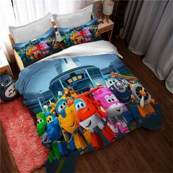 Super Wings Covers Bedding Set Gift For Your Girlfriend Boyfriend Gift For Love Gift For Friend Best Valentine Present Holiday Gift