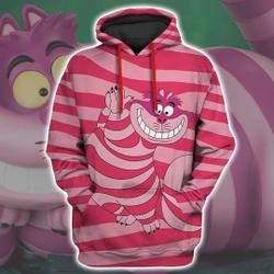 Cheshire Cat Halloween 3D Shirt, Halloween Costume Family Group 3D Hoodie