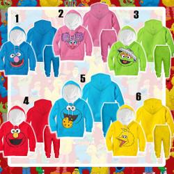Sesame Characters Outfit, Street Character Shirt, Halloween Costume 3D Hoodie