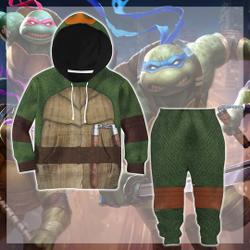 Ninja Turtle Costume Shirt, Michelangelo Turtle 3D Full Over Print 3D Hoodie