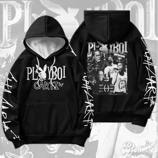 Plaiboi Caarti Antagonist 2023 Tour Hoodie 3D