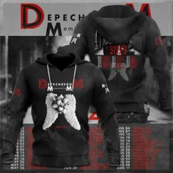 Depeche Mode 2023 World Tour Hoodie 3D, Memento Mori Tour Hoodie