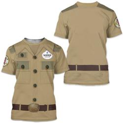 Jungle Skipper Suit Cosplay Costume 3D Shirt Meaningful Gift For Family Gift For Boyfriend Valentine Gift