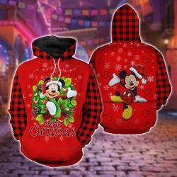Mickey Christmas Hoodie, Mickey Merry Christmas Hoodie, Mickey Mouse
