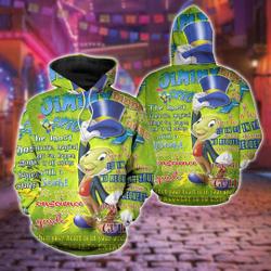 Jiminy Cricket Hoodie, Jiminy Cricket Pullover Hoodie, Jiminy Cricket