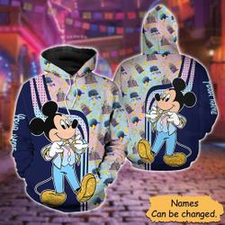 Personalized Mickey Gentleman Hoodie, Mickey Hoodie, Mickey Mouse