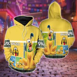 Pluto Dog Hoodie, Disney Pluto Hoodie, Pluto Disney