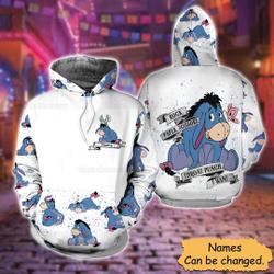 Personalized Eeyore Hoodie, Disney Eeyore, Eeyore Donkey