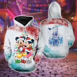 Mickey And Minnie Christmas Hoodie, Mickey Satan