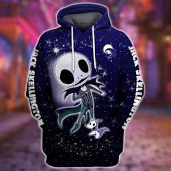 Jack Skellington Hoodie, Jack Skellington Shirt, Jack Skellington Pullover Hoodie