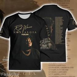 Rod Wave And Friends, Nostalgia 2023 Tour Shirt Meaningful Gift For Family Gift For Boyfriend Valentine Gift