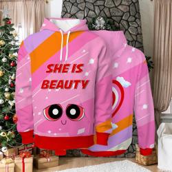 Hoodie Cartoon 3D Printed Hoodie Christmas Thanksgiving New Year Gift Friends Lover