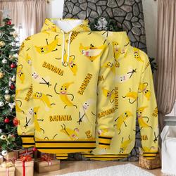 Hoodie Cartoon 3D Printed Hoodie Christmas Thanksgiving New Year Gift Friends Lover