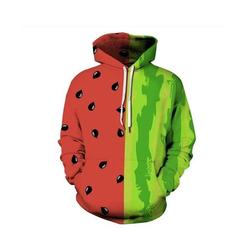 Creative Funny Watermelon Paint All Over Print Hoodie | Cool 3D hoodie