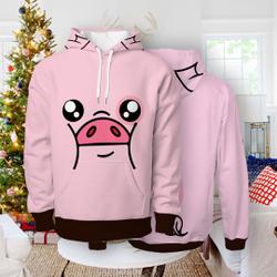 Hoodie Cartoon 3D Printed Sweatshirt Waddles Hoodie Christmas Holiday Thanksgiving New Year Lover Friends