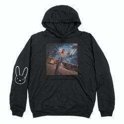 Bad Bunny Yhlqmdlg Hoodie w Logo Sleeve