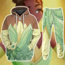 Tiana Princess Halloween Cosplay Costume, Tiana Princess