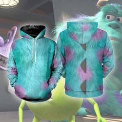 Monster Inc James Sullivan 3D Full Over Print 3D Hoodie