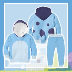 Blue Dog 3D Shirt, Family Custom Halloween 3D Hoodie