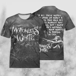 Motionless In White Scoring The End Of The 2023 Music 3D Shirt Meaningful Gift For Family Gift For Boyfriend Valentine Gift