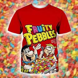 Post Fruity Pebbles Rice Cereal Tshirt Grup Halloween Costumes Group Candy 3D Shirt Meaningful Gift For Family Gift For Boyfriend Valentine Gift