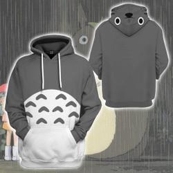 Anime Character Full Over Print 3D Hoodie, My Neighbor