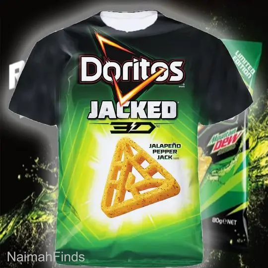 Doritos Jacked 3D Tshirt Group Halloween Costumes Group Candy 3D Shirt Meaningful Gift For Family Gift For Boyfriend Valentine Gift
