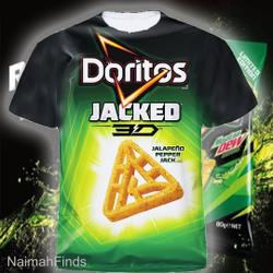 Doritos Jacked 3D Tshirt Group Halloween Costumes Group Candy 3D Shirt Meaningful Gift For Family Gift For Boyfriend Valentine Gift
