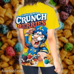 Capn Crunchs Crunch Berries Cereal Halloween Costume T-Shirt, Halloween Cereal Group Costumes, Halloween Costume For Family Group T Shirt