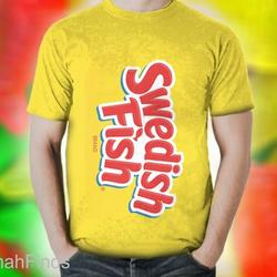 Chewy Candy Swedish Fish Halloween Costume Shirt, Halloween Chocolate Bar 3D Shirt Meaningful Gift For Family Gift For Boyfriend Valentine Gift