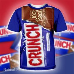 Candy Nestle Crunch Tshirt Group Halloween Costumes Group Candy 3D Shirt Meaningful Gift For Family Gift For Boyfriend Valentine Gift