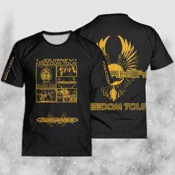 Journey Freedom Tour 2023 Music Band Rock Concert 3D Tshirt Meaningful Gift For Family Gift For Boyfriend Valentine Gift