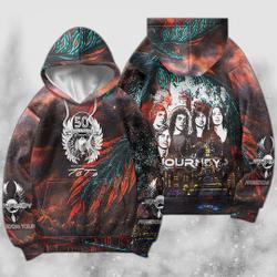 Journey Freedom World Tour 2023 Band Music 3D Hoodie