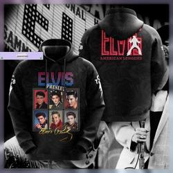 Retro Elvis Presley Hoodie, Elvis 3D Hoodie