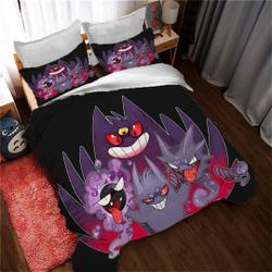 Personalized Gengar Beddin Duvet Covers Bedding Set,Twin Full Queen King CoverGift For Your Girlfriend Boyfriend Gift For Love Gift For Friend Best Valentine Present Holiday Gift