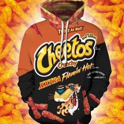 Snack Cheetos Xtra Flamin Hot Group Halloween Shirt, Candy Group Costumes 3D Hoodie