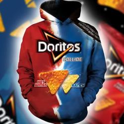 Doritos Collide Hot Wing Ranch Shirt Group Halloween Costumes Group Candy 3D Hoodie