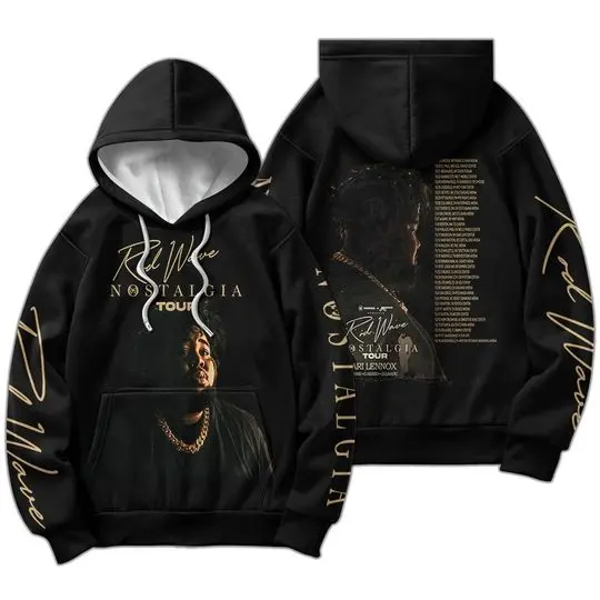 Rod Wave Nostalgia Concert Rap Hoodie, World Tour 2023 Tickets Vintage